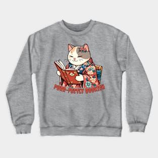 Reading cat Crewneck Sweatshirt